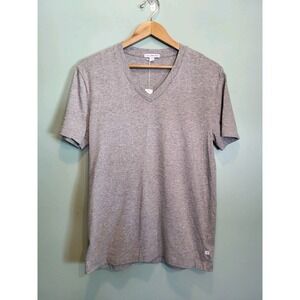 New Standard James Perse Short Sleeve V Neck T Shirt Gray Sz 1/S